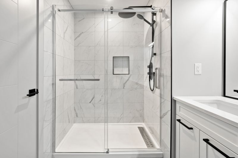 Luxury Shower with Rainfall Head